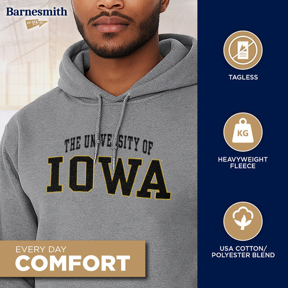 University of Iowa Classic Hood (Charcoal)