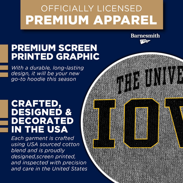 University of Iowa Classic Hood (Charcoal)