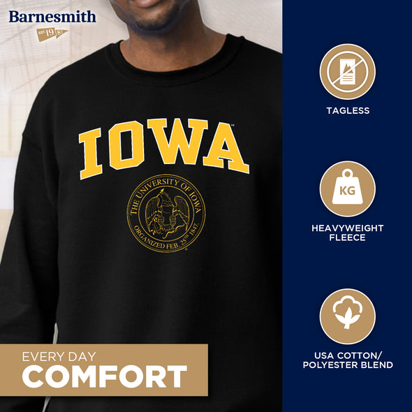 University of Iowa Heritage Sweatshirt (Black)