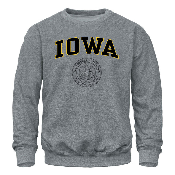 University of Iowa Heritage Sweatshirt (Charcoal Grey)