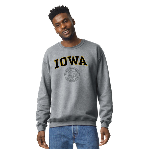 University of Iowa Heritage Sweatshirt (Charcoal Grey)