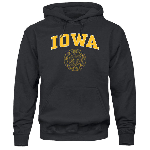 University of Iowa Heritage Hooded Sweatshirt (Black)