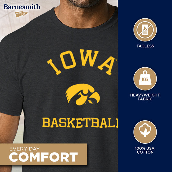 University of Iowa Basketball T-Shirt (Black)
