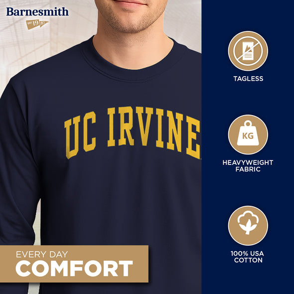 UC Irvine Classic Long Sleeve T-Shirt (Navy)