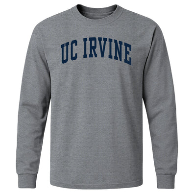 UC Irvine Classic Long Sleeve T-Shirt (Charcoal Grey)