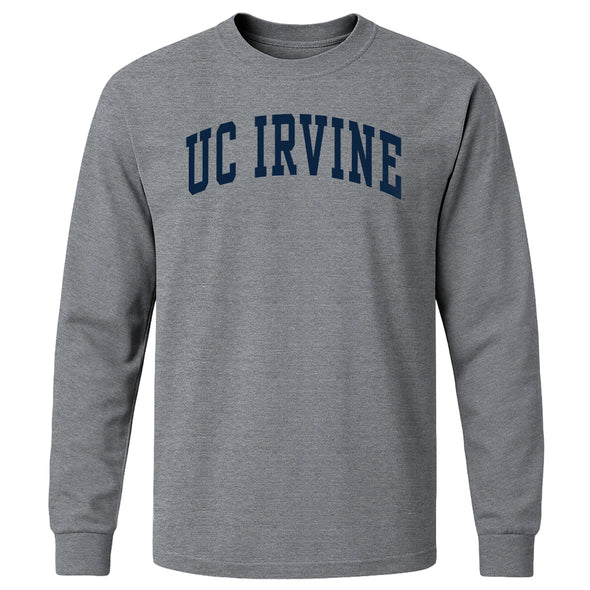 UC Irvine Classic Long Sleeve T-Shirt (Charcoal Grey)