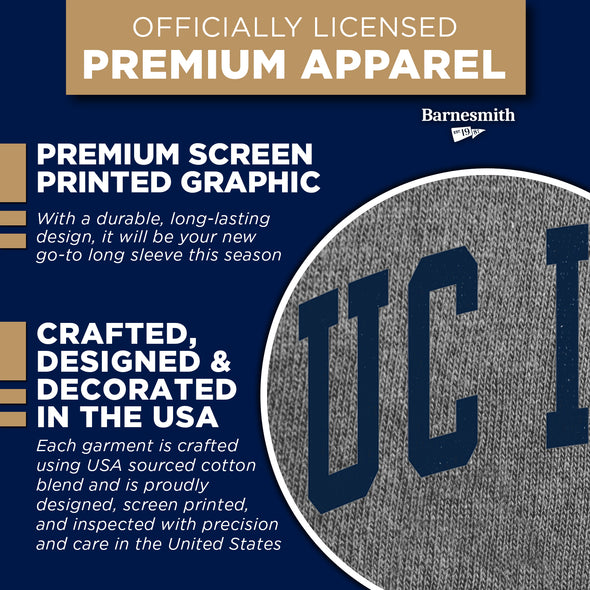UC Irvine Classic Long Sleeve T-Shirt (Charcoal Grey)
