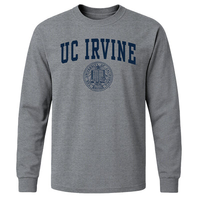 UC Irvine Heritage Long Sleeve T-Shirt (Charcoal Grey)