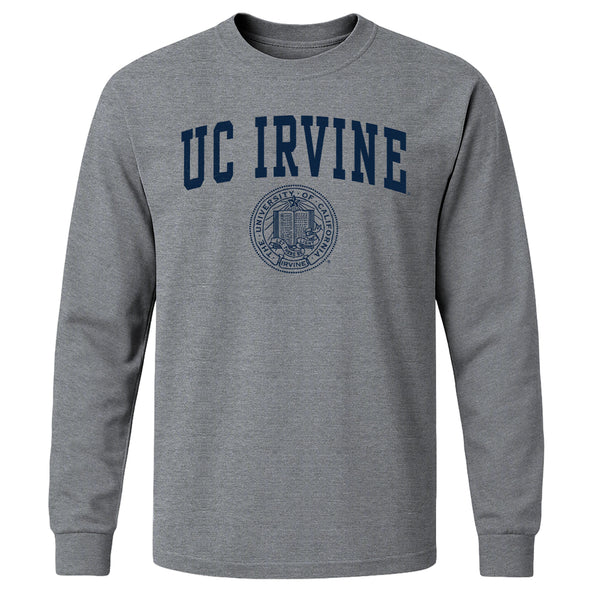 UC Irvine Heritage Long Sleeve T-Shirt (Charcoal Grey)