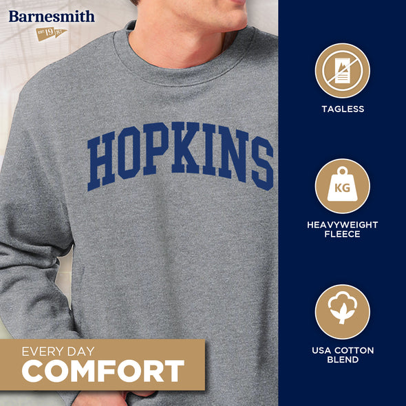 Johns Hopkins University Heritage Sweatshirt (Charcoal Grey)
