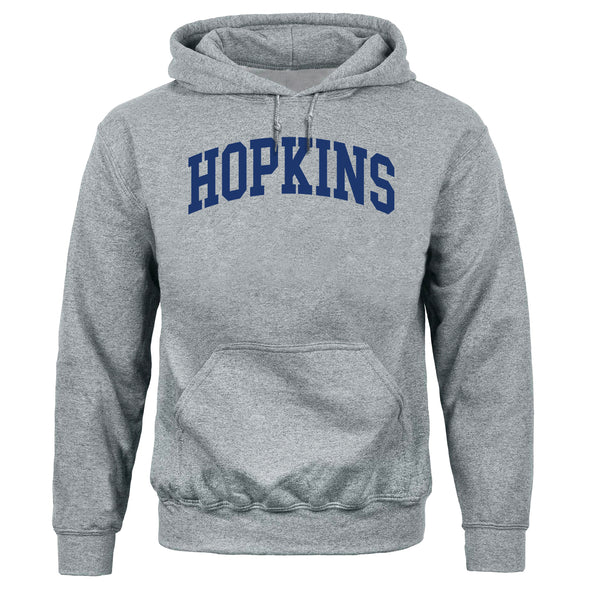 Johns Hopkins University Heritage Hooded Sweatshirt (Charcoal Grey)
