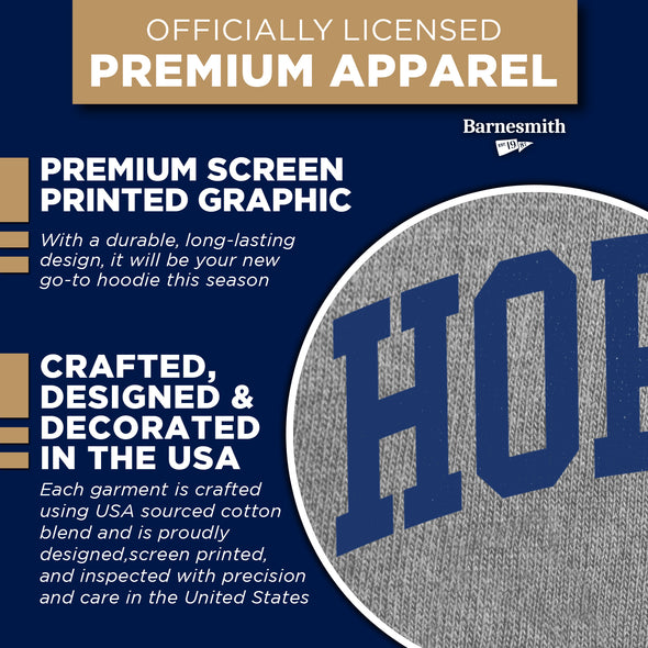 Johns Hopkins University Heritage Hooded Sweatshirt (Charcoal Grey)