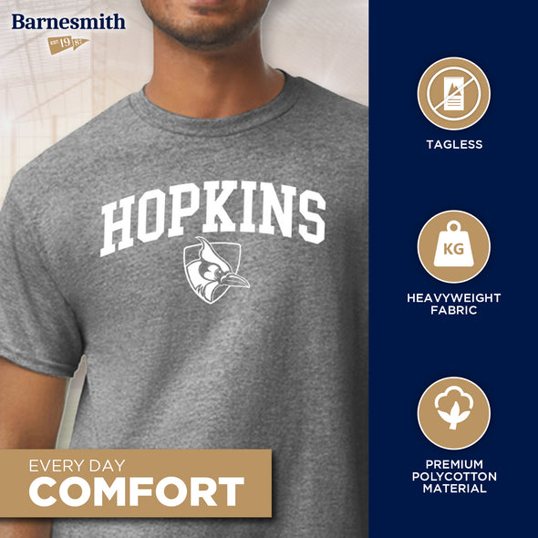 Johns Hopkins University Spirit T-Shirt (Charcoal Grey)