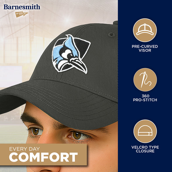 Johns Hopkins University Spirit Baseball Hat One-Size (Black)