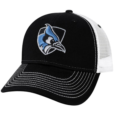 Johns Hopkins University Sideline Trucker Hat One-Size (Black/White)