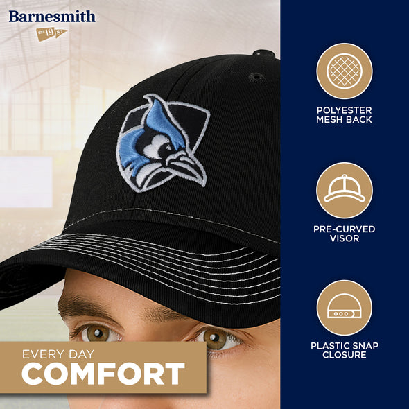 Johns Hopkins University Sideline Trucker Hat One-Size (Black/White)