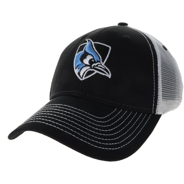 Johns Hopkins University Sideline Trucker Hat One-Size (Black/White)