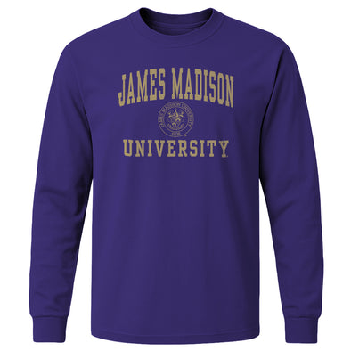 James Madison University Heritage Long Sleeve T-Shirt (Purple)