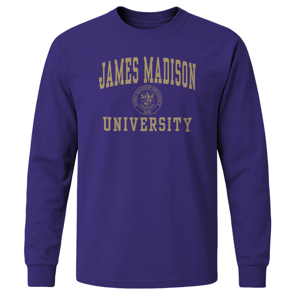 James Madison University Heritage Long Sleeve T-Shirt (Purple)