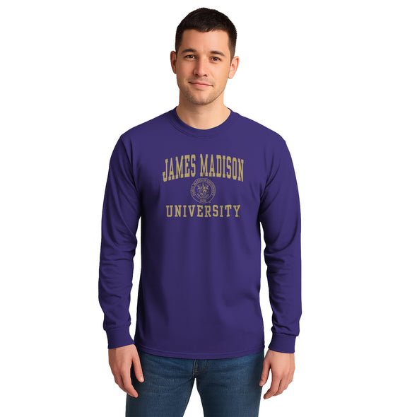 James Madison University Heritage Long Sleeve T-Shirt (Purple)