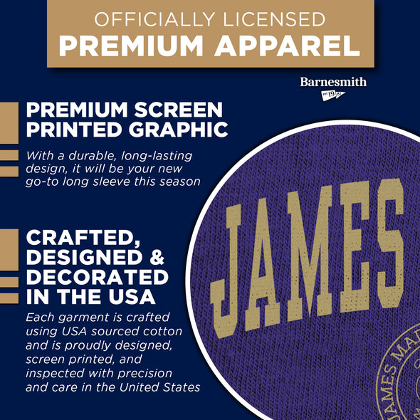 James Madison University Heritage Long Sleeve T-Shirt (Purple)