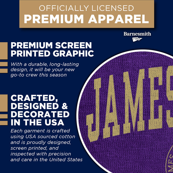 James Madison University Heritage Sweatshirt (Purple)