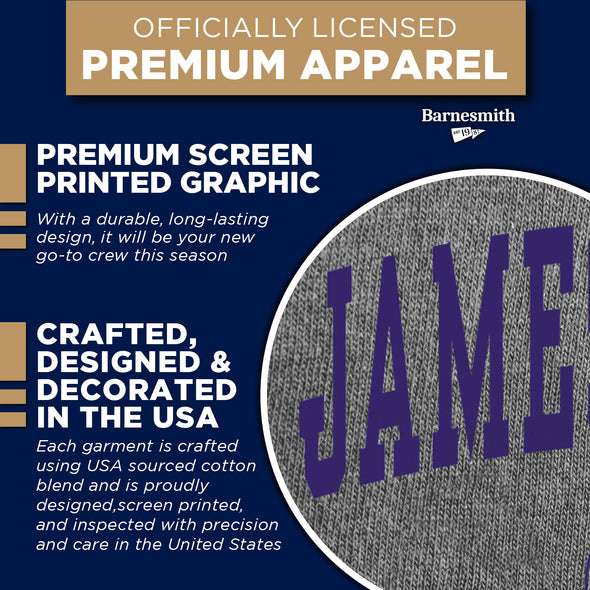 James Madison University Heritage Sweatshirt (Charcoal Grey)