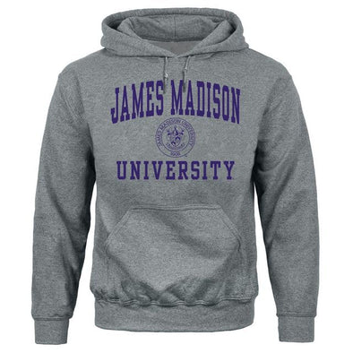 James Madison University Heritage Hooded Sweatshirt (Charcoal Grey)