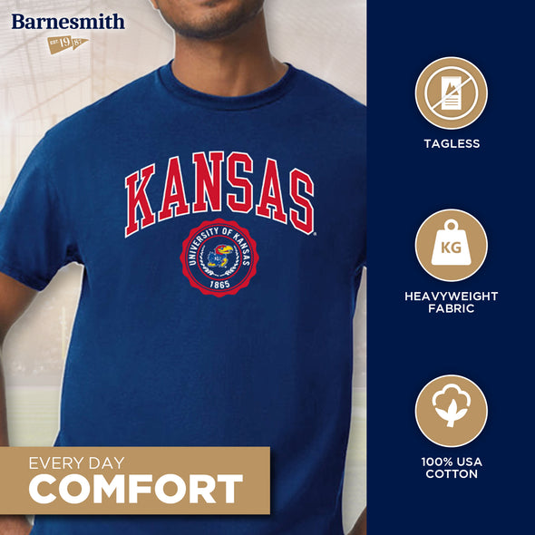 University of Kansas Heritage T-Shirt (Royal Blue)