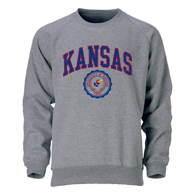 University of Kansas Heritage Sweatshirt (Charcoal)