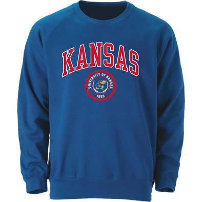 University of Kansas Heritage Sweatshirt (Royal Blue)