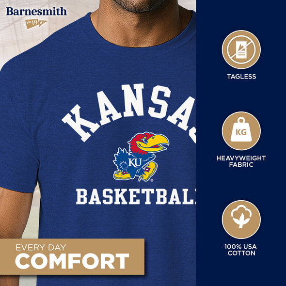University of Kansas Basketball T-Shirt (Royal Blue)