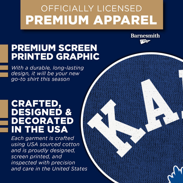 University of Kansas Basketball T-Shirt (Royal Blue)