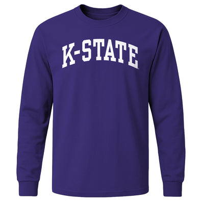 Kansas State University Classic Long Sleeve T-Shirt (Purple)