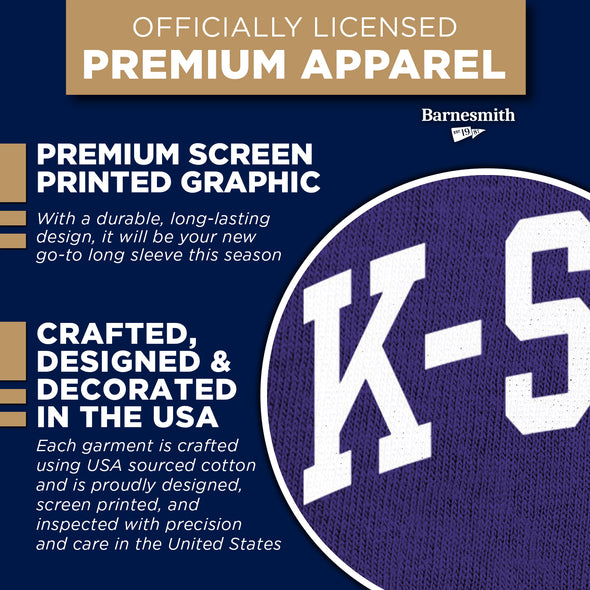 Kansas State University Classic Long Sleeve T-Shirt (Purple)
