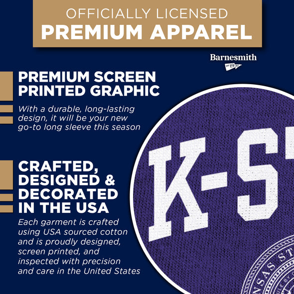 Kansas State University Heritage Long Sleeve T-Shirt (Purple)