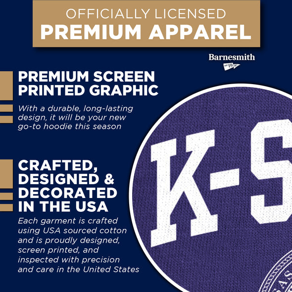 Kansas State University Heritage Hooded Sweatshirt (Purple)