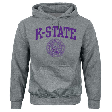 Kansas State University Heritage Hooded Sweatshirt (Charcoal Grey)