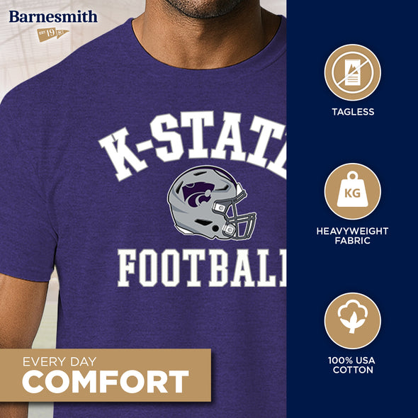 Kansas State University Football T-Shirt (Purple)
