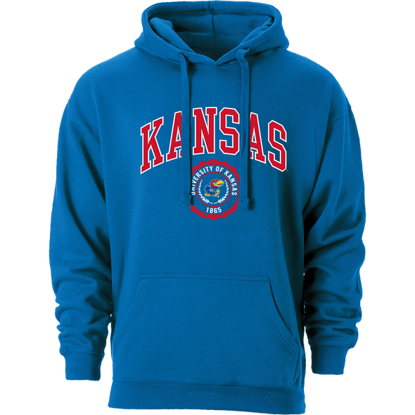 University of Kansas Heritage Hooded Sweatshirt (Royal Blue)