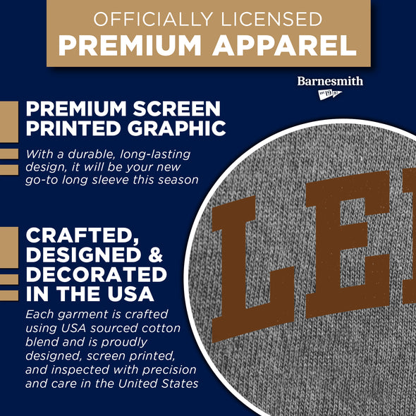 Lehigh University Classic Long Sleeve T-Shirt (Charcoal Grey)