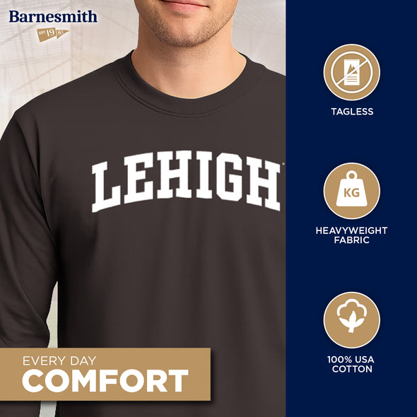 Lehigh University Classic Long Sleeve T-Shirt (Brown)