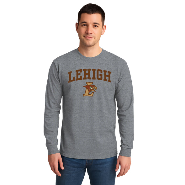 Lehigh University Heritage Long Sleeve T-Shirt (Charcoal Grey)