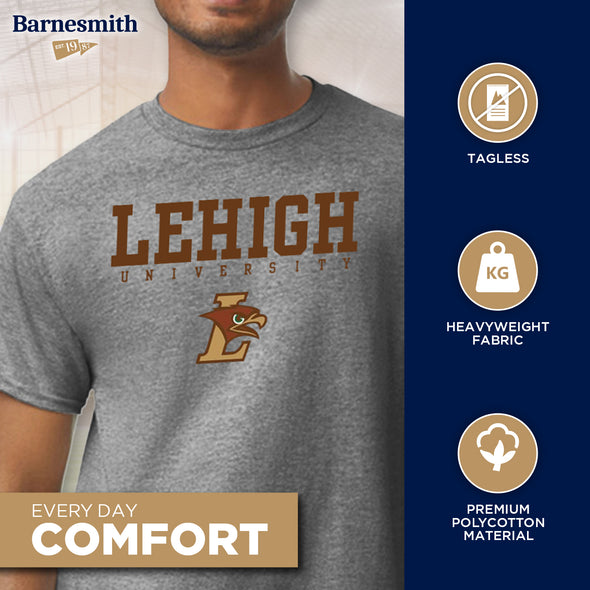Lehigh University Spirit T-Shirt (Charcoal Grey)