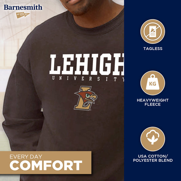 Lehigh University Spirit Sweatshirt (Brown)