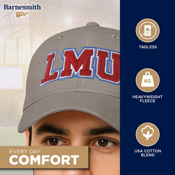 Loyola Marymount University Spirit Baseball Hat One-Size (Grey)