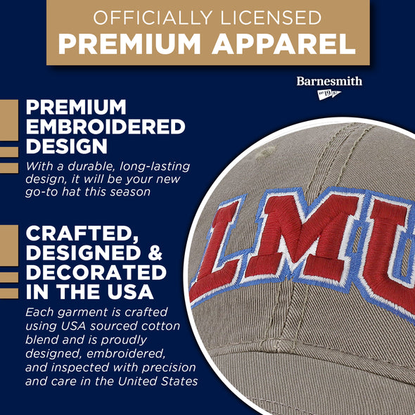 Loyola Marymount University Spirit Baseball Hat One-Size (Grey)