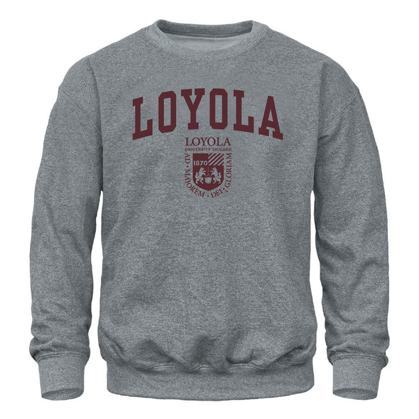 Loyola University Chicago Heritage Sweatshirt (Charcoal Grey)