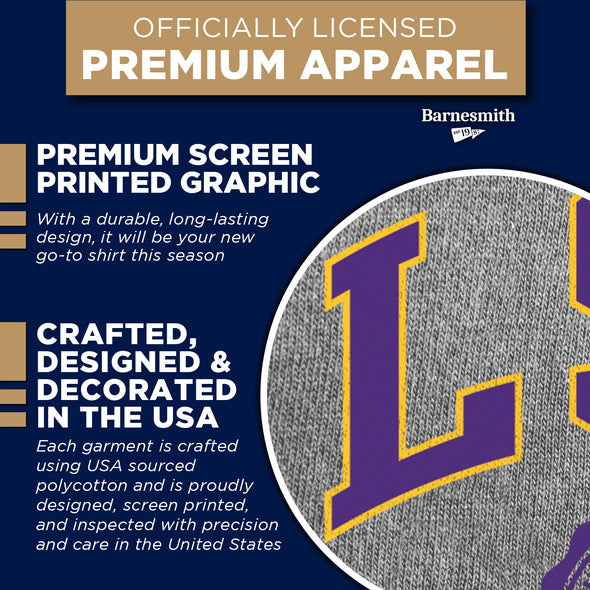 Louisiana State University Heritage T-Shirt (Charcoal Grey)