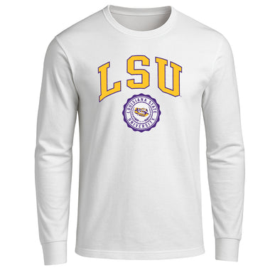 Louisiana State University Heritage Long Sleeve T-Shirt (White)